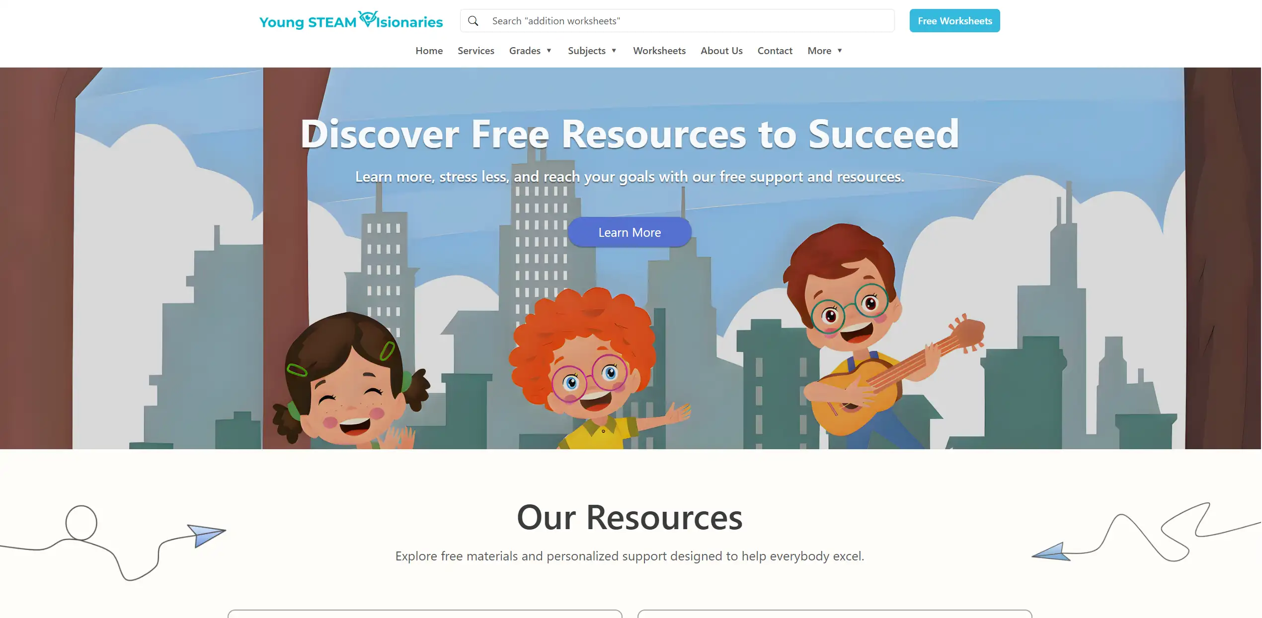 Young STEAM Visionaries Website